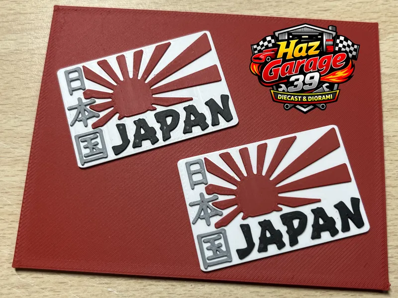 Targhetta Japan 3D