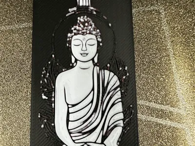 Buddha on a Lotus flower Bookmark