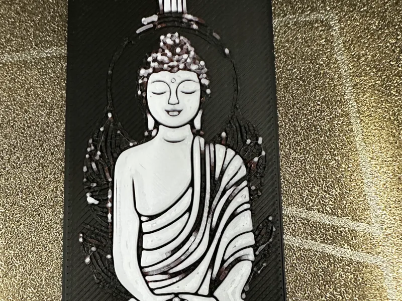 Buddha on a Lotus flower Bookmark