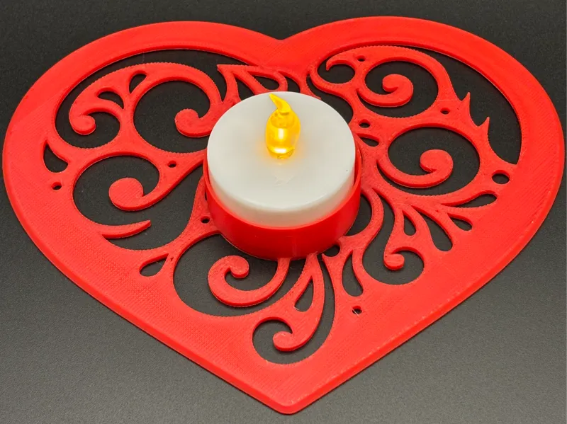 Heart Shaped Candle/Tealight Holder