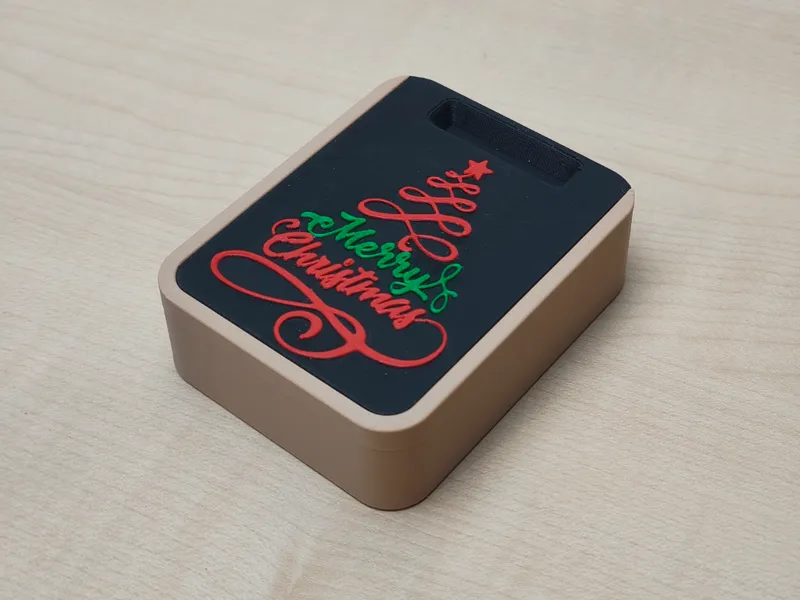Merry Christmas Box – Easy Print, Secure Lock