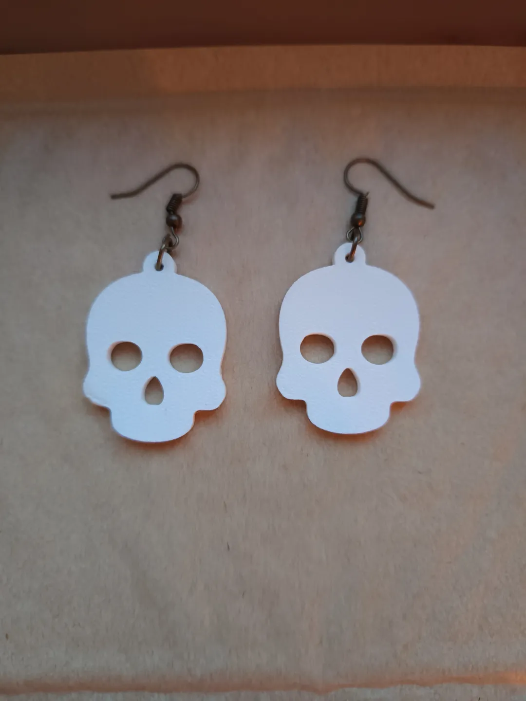 Skull Halloween Earrings view 2