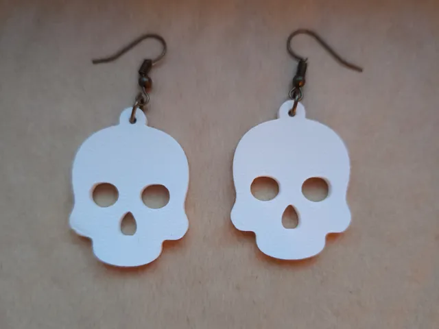 Skull Halloween Earrings