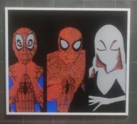 Tableau lithophanie Spider-Man et Spider-Gwen — photo 2