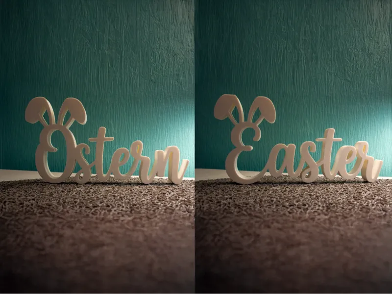 Ostern - Easter - Schriftzug - Deko