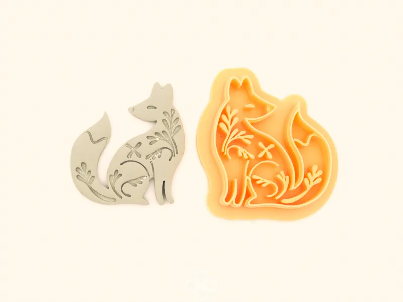 Rävna Fox - Polymer Clay Cutter