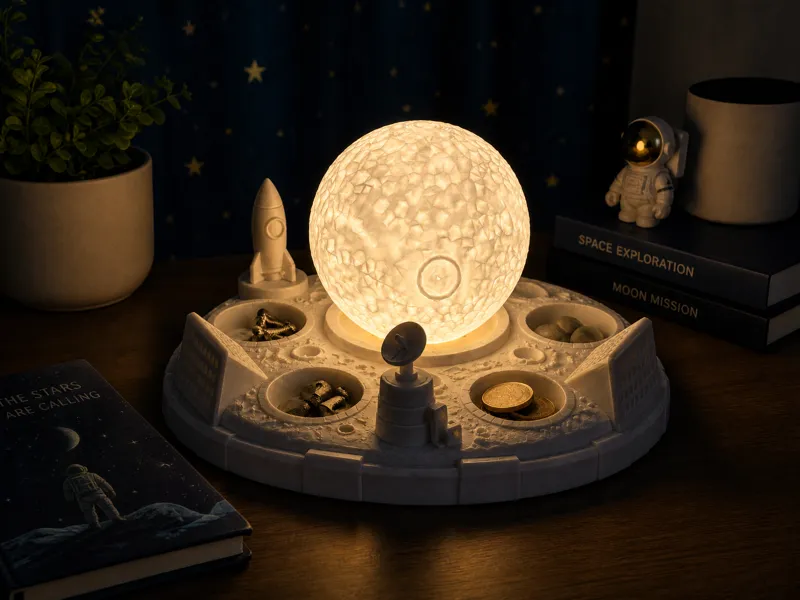 Lunar Night Light Station 月球基地小夜灯