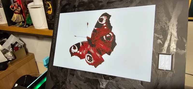Stunning Red Butterfly