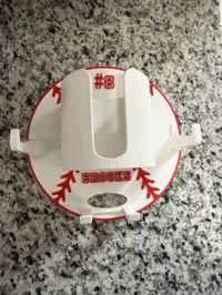 Large cup design, extra bat holder surface area for strength