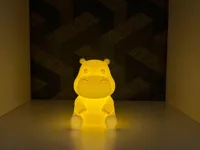 Lampe hippopotame LED — photo 2
