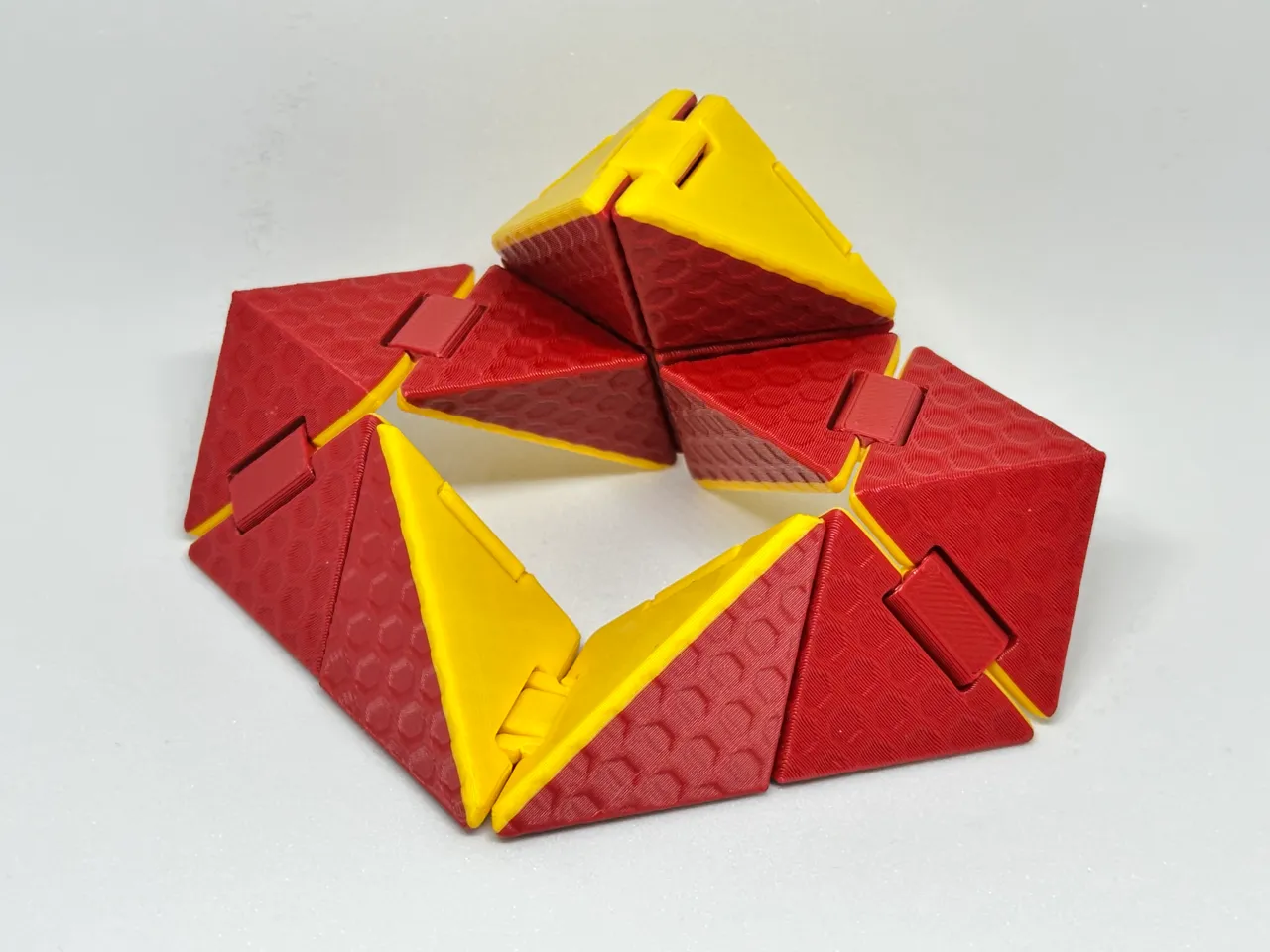 Origami Transforming Cube view 3