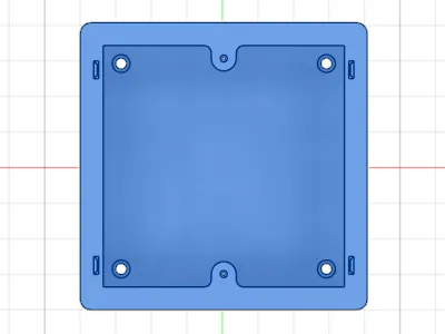 Surface-mounted cover for Jung built-in devices