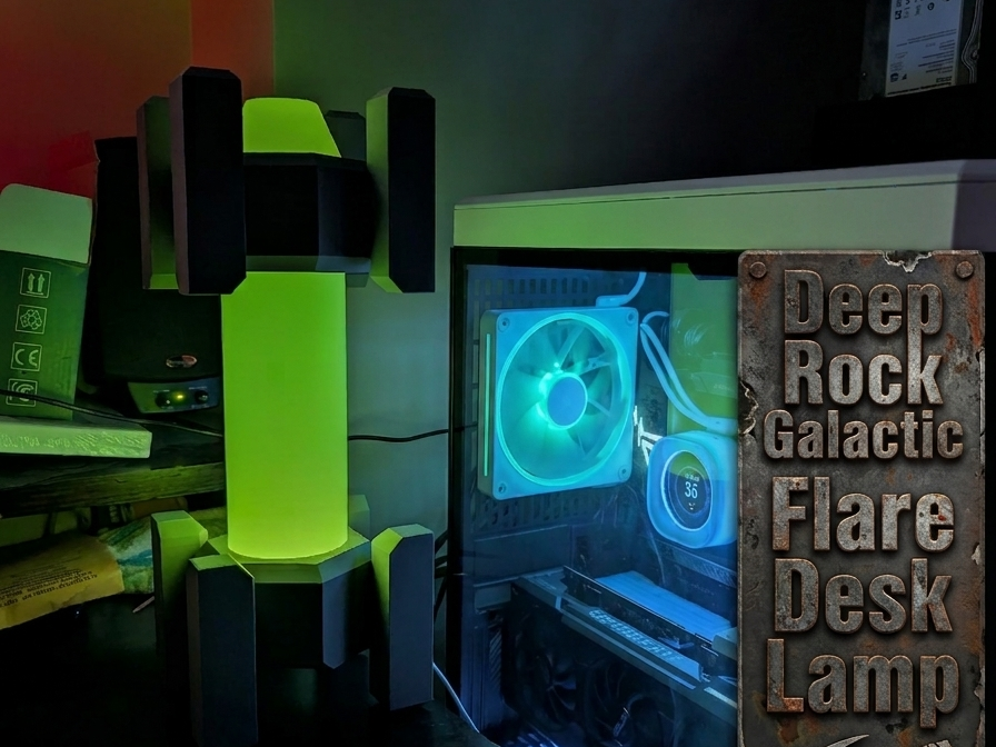 Deep Rock Galactic Flare Desk Lamp