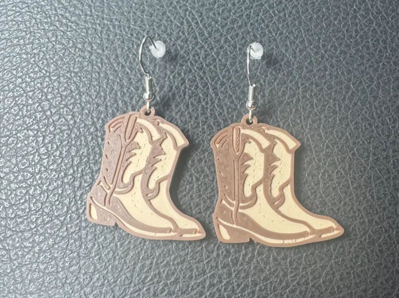 Cowboy Boot Earrings
