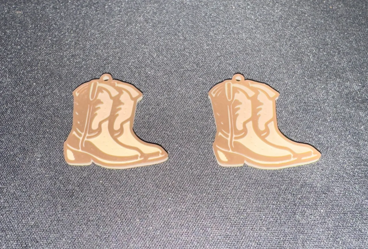 Cowboy Boot Earrings view 4