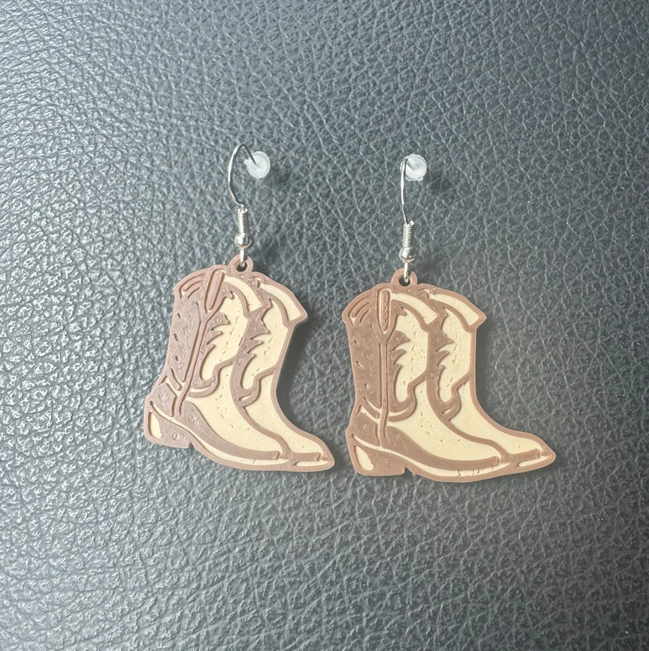 Cowboy Boot Earrings view 2