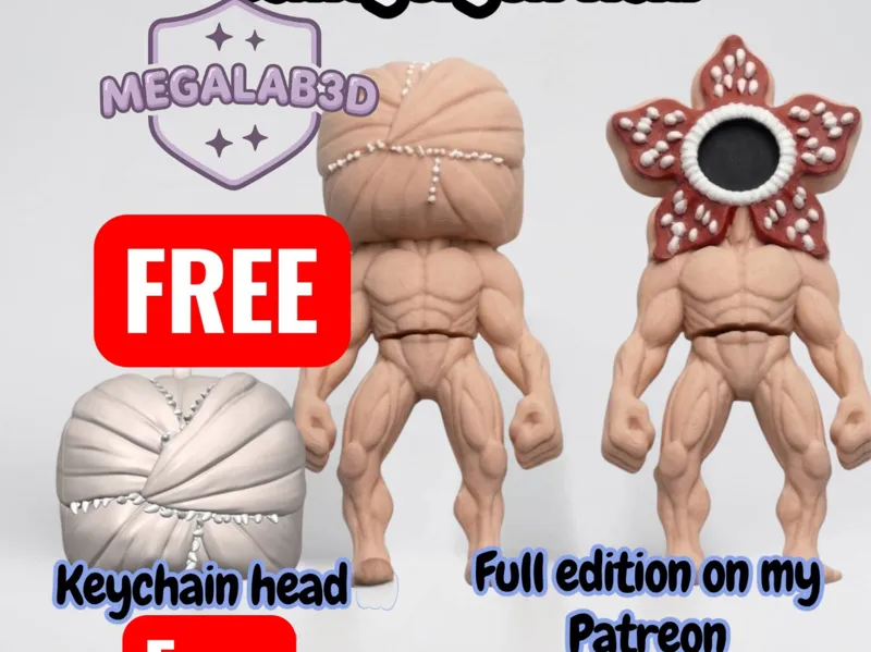 Demogorgon Edition llavero MegaLab3D