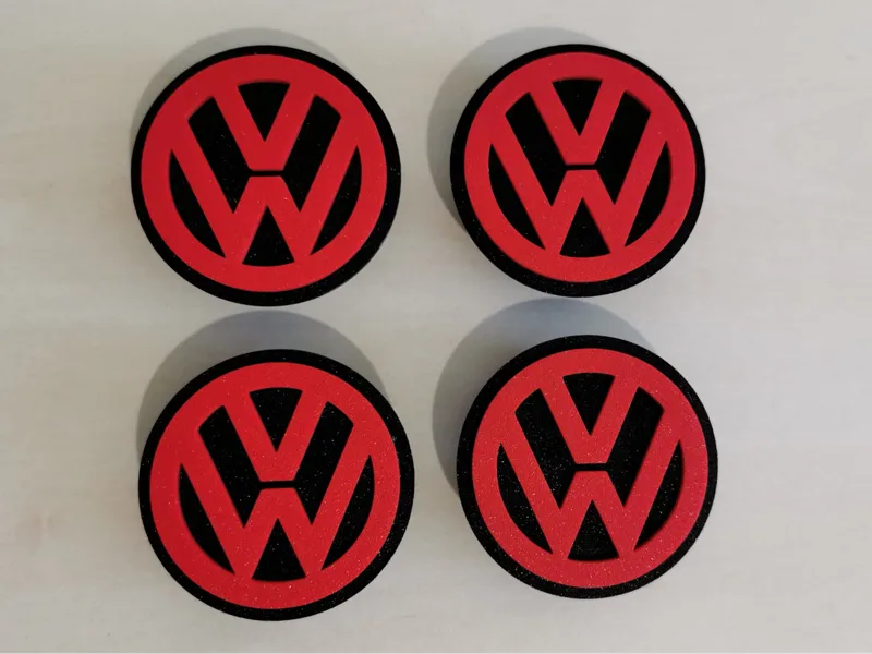 Volkswagen wheel center covers hub caps 65 mm