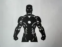 Silhouette murale Iron Man — photo 3