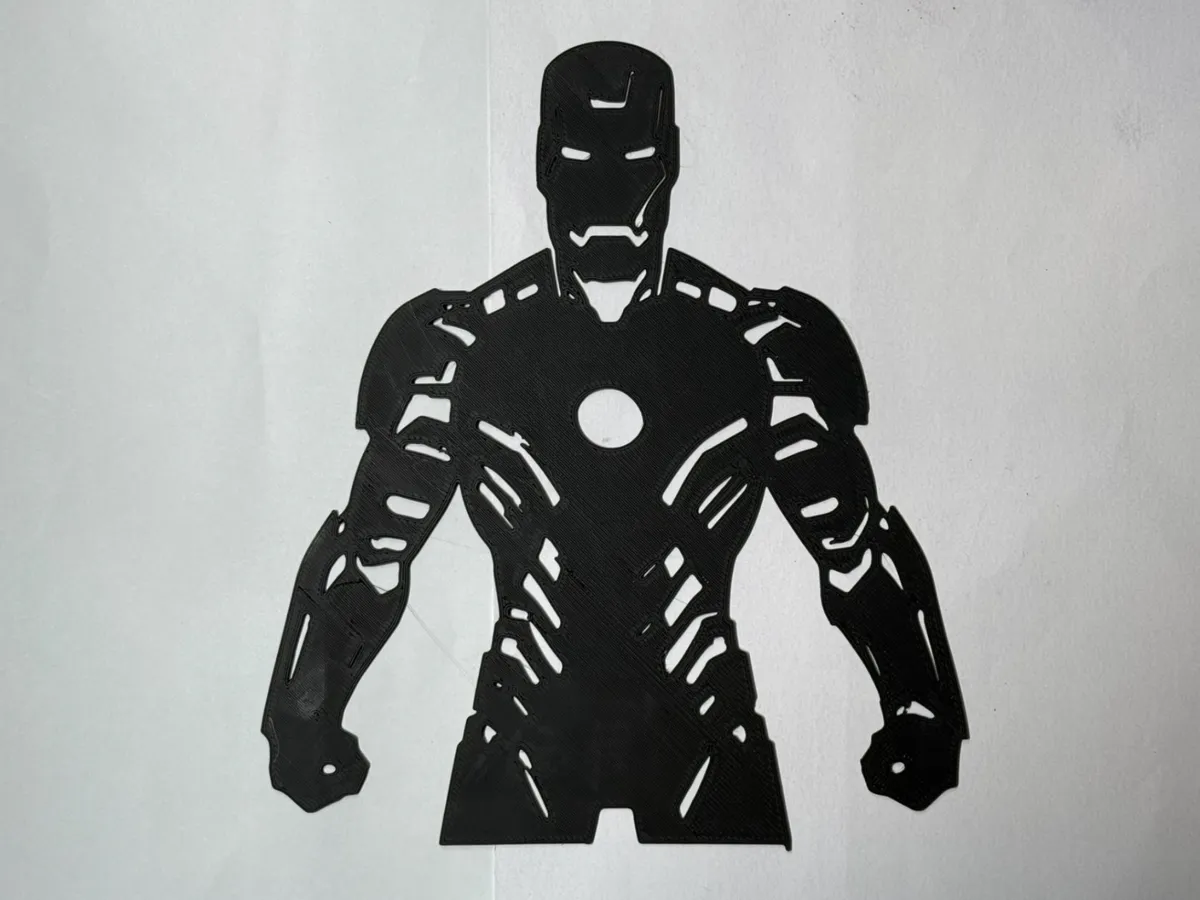 Silhouette murale Iron Man