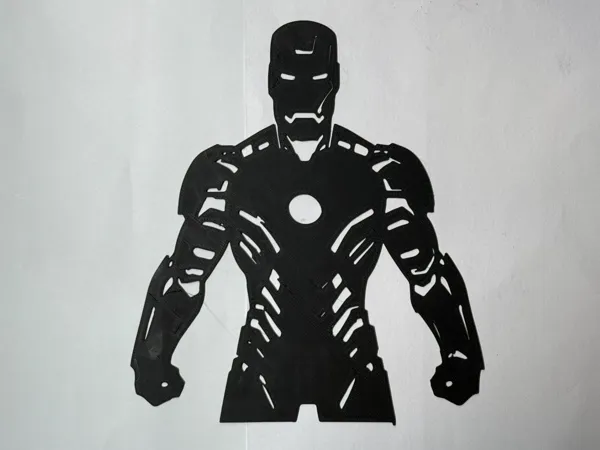 Silhouette murale Iron Man