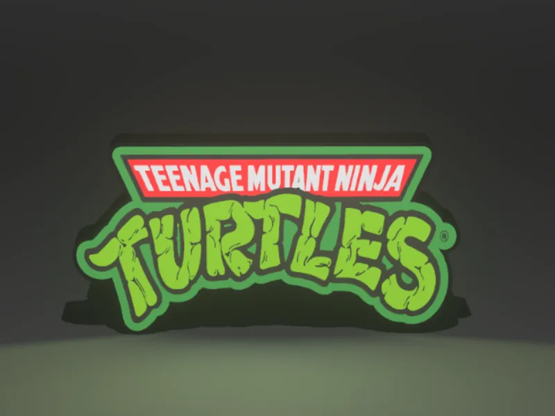 teenage mutant ninja turtles LIGHT BOX