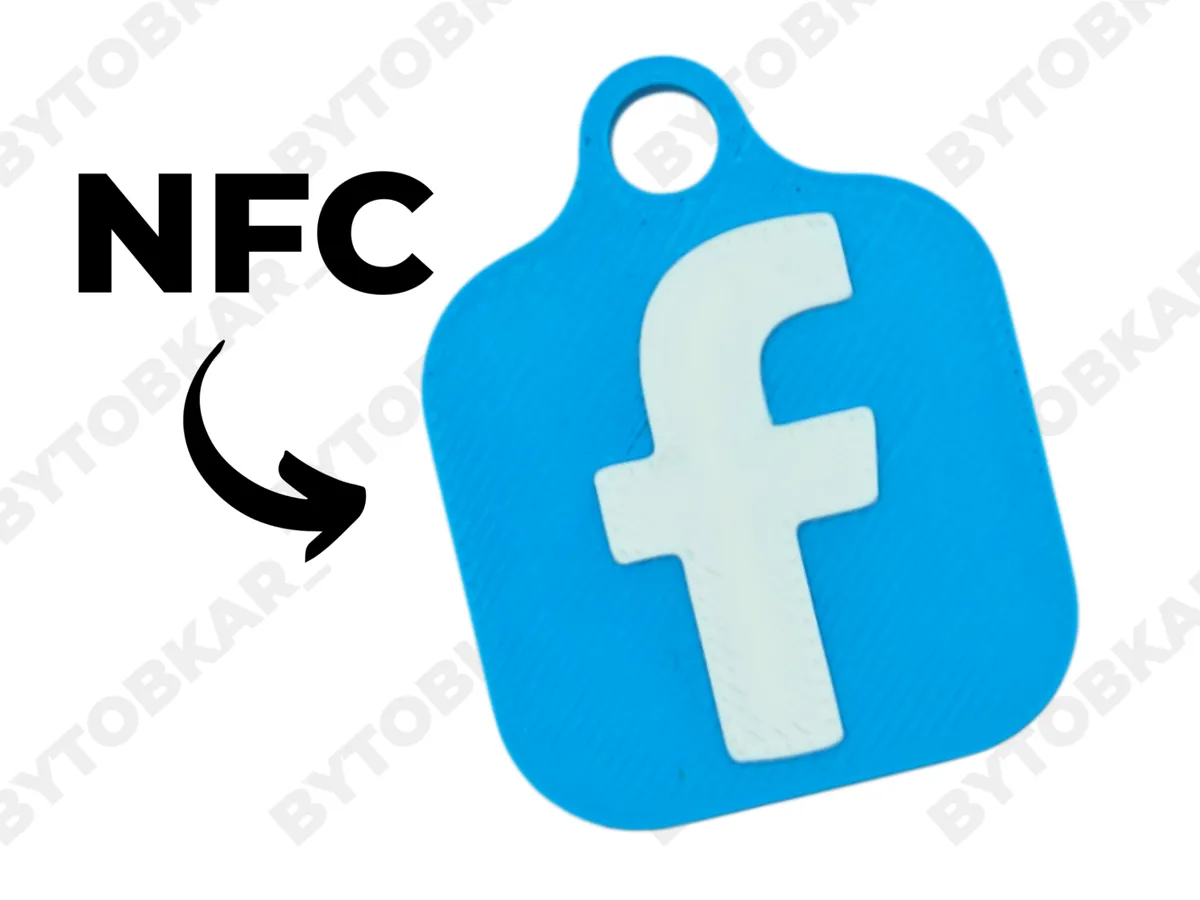 Porte-clés NFC Facebook