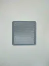 100mm - 20x20 5mm grid.