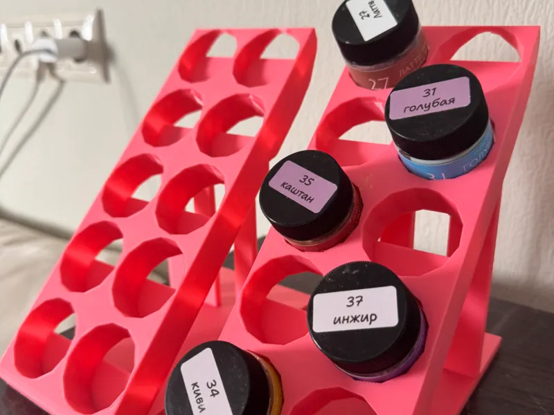 desktop vertical paints holder
