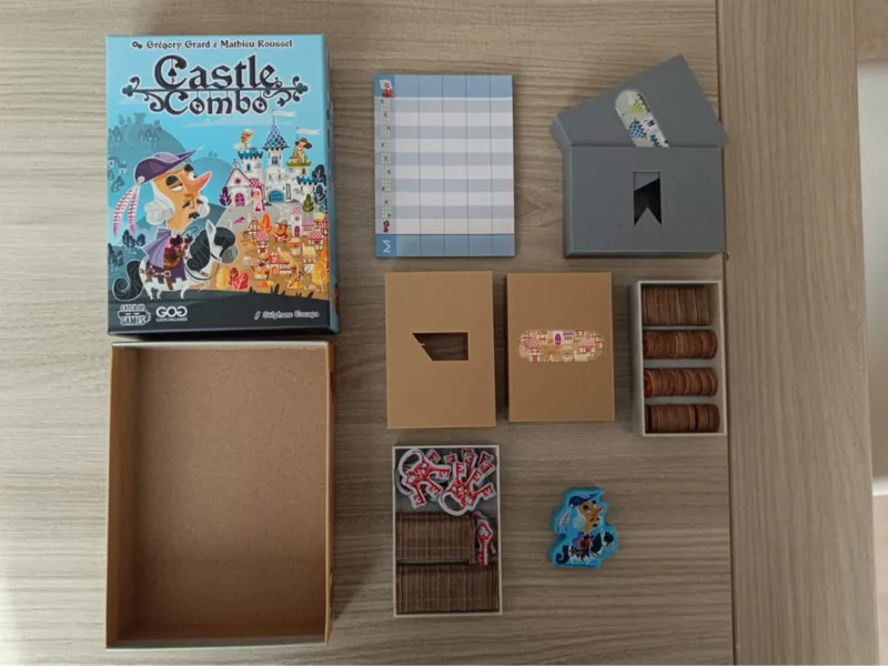 Castle Combo Boardgame Insert
