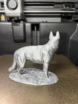 Figura decorativa: German Shepherd – Majestic Realistic Dog Statue — vista de referencia 5