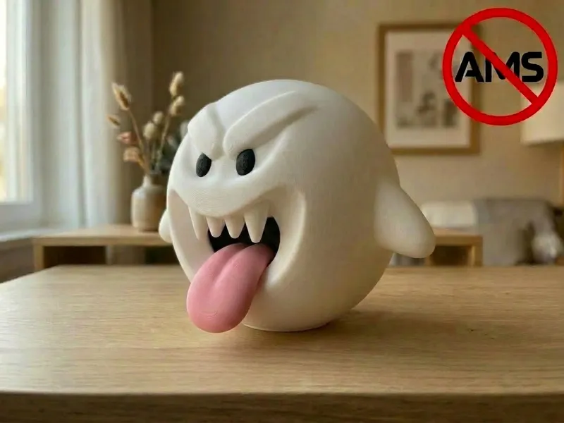 Boo – Mario Figurine (AMS + No AMS Versions)