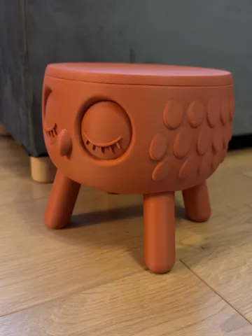 Soporte: Sleepy Cute Owl Shaped Stool & Plant Stand — vista de referencia 2