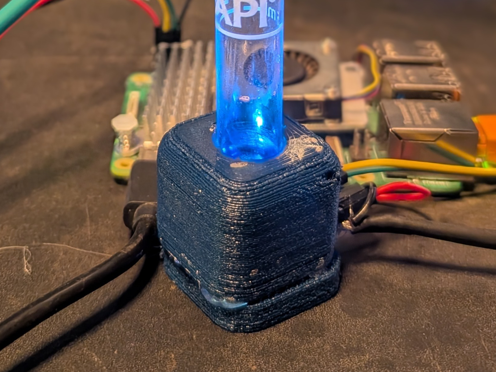 Aquarium Test Tube Color Sensor