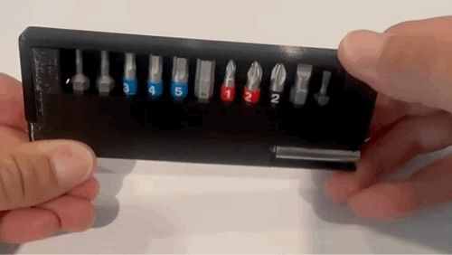 Bit Holder Slim Magnetic Hinge