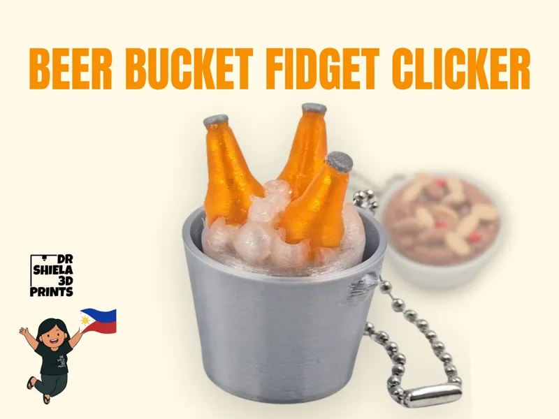Beer Bucket Fidget Clicker