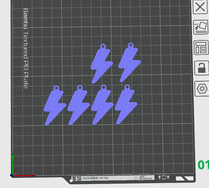 Lightning Bolt Earrings view 2
