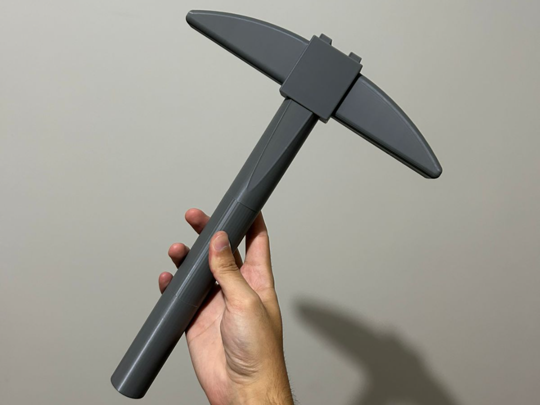 Pickaxe construction (Scale 10:1)