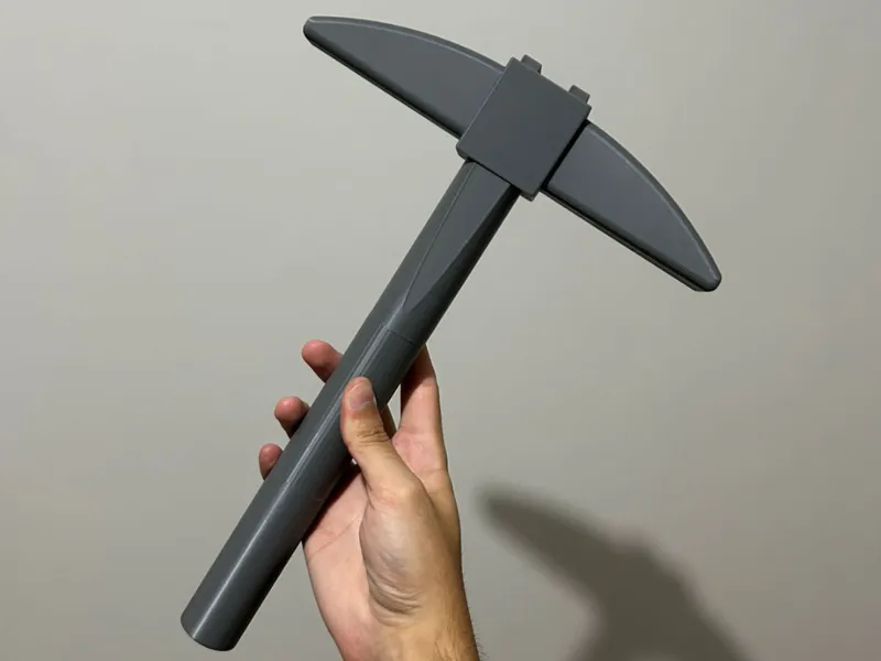 Pickaxe construction (Scale 10:1)