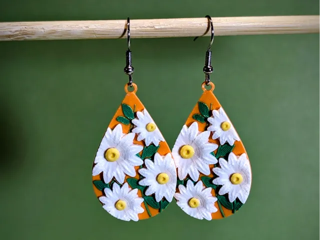 Daisy Floral Earrings