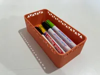 Pot à crayons rectangulaire de bureau — photo 4