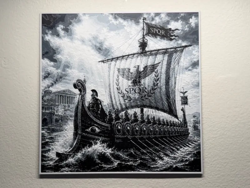 Roman Ship HueForge