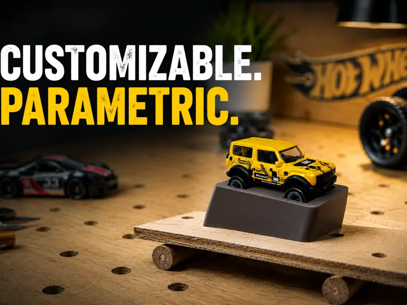 HotWheels Car Base/Stand! Customize yours!