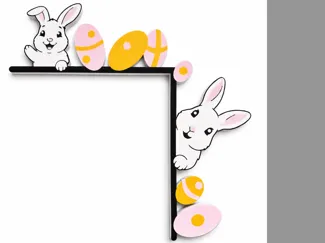 Easter door decoration 
