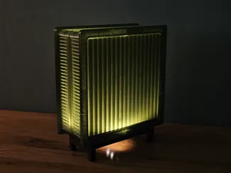 Glass Block Lamp