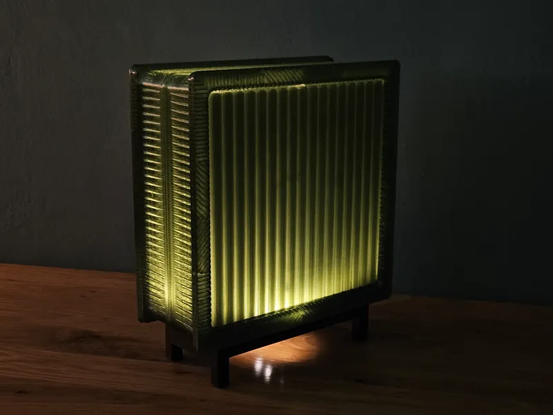 Glass Block Lamp