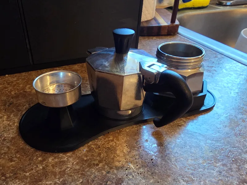 Moka Pot Prep Station & Wrench for Bialetti 2oz 