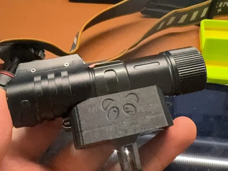 Phoenix mh71r headlight to GoPro converter｜头灯转换器