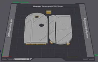 Plate in 2 Pieces, 0.2mm layer, 2 walls, 15% infill