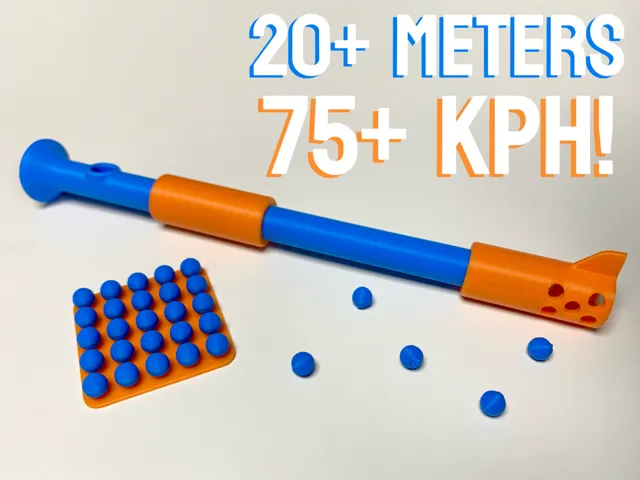 High-Speed BB Blowgun (Modular)